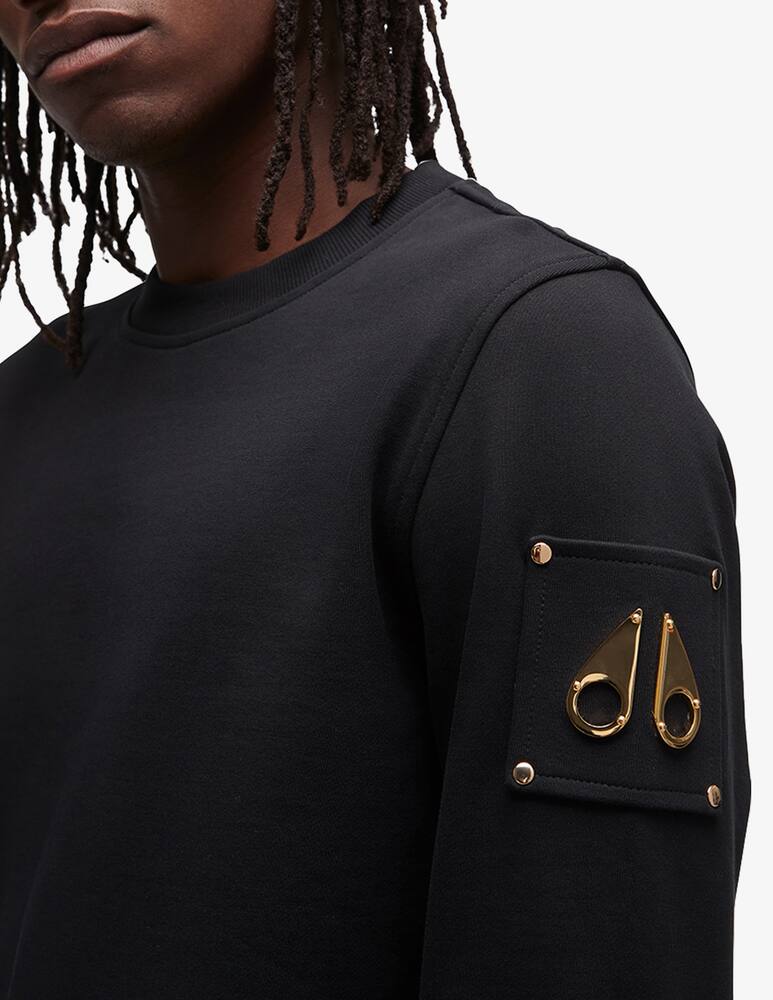 rinascente Moose Knuckles Felpa gold sneider - Nero
