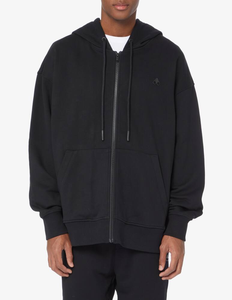 rinascente Moose Knuckles Fzip hoodie - Black