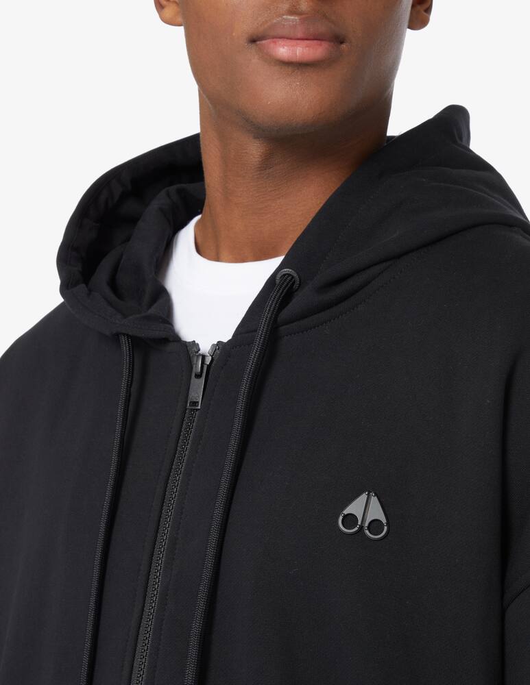 rinascente Moose Knuckles Fzip hoodie - Black