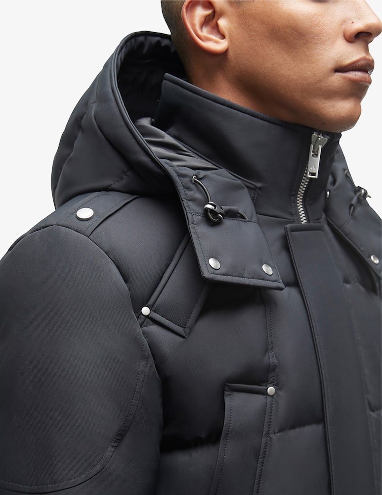 rinascente Moose Knuckles Parka shearling jackson - Nero