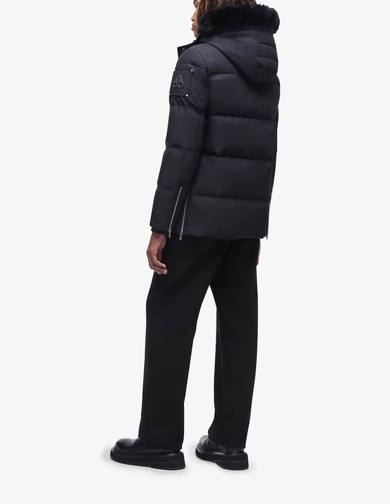 rinascente Moose Knuckles Union jacket shearling - Black