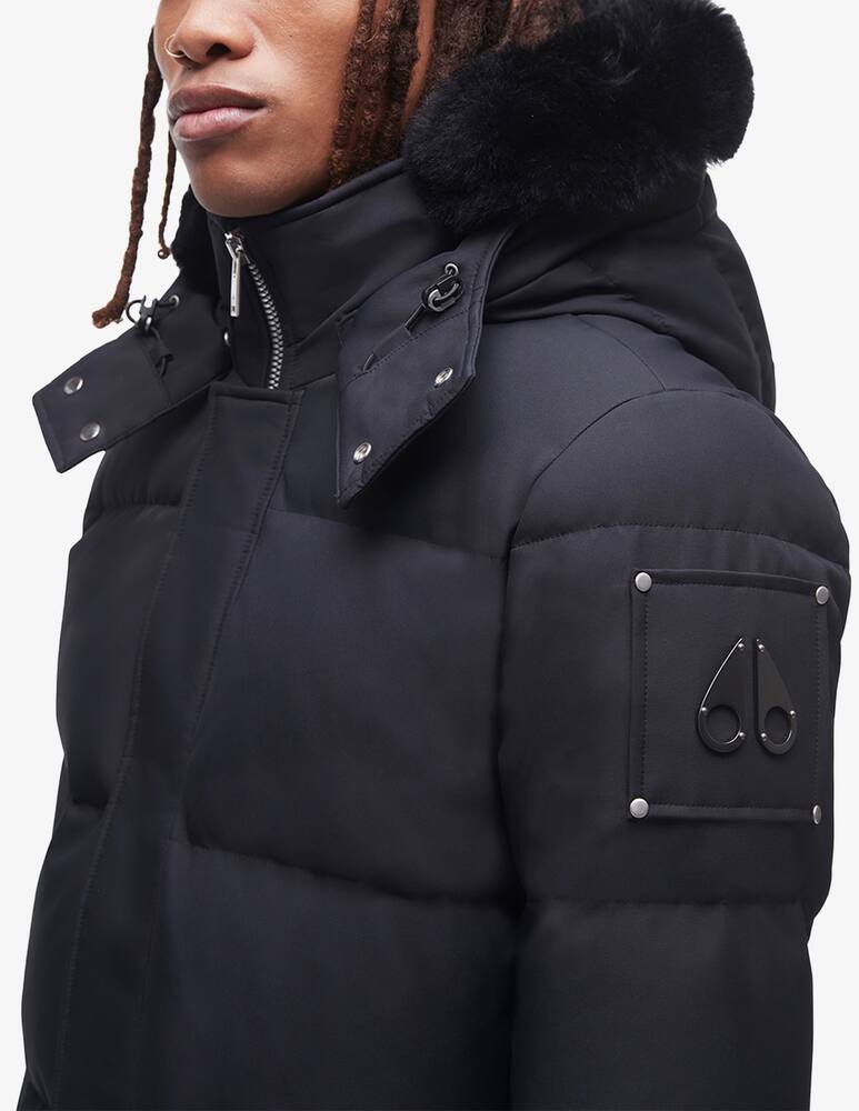 rinascente Moose Knuckles Union jacket shearling - Black