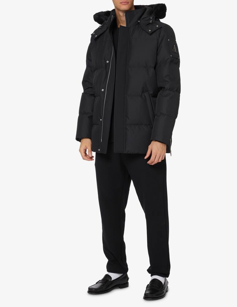 rinascente Moose Knuckles Union jacket shearling - Black