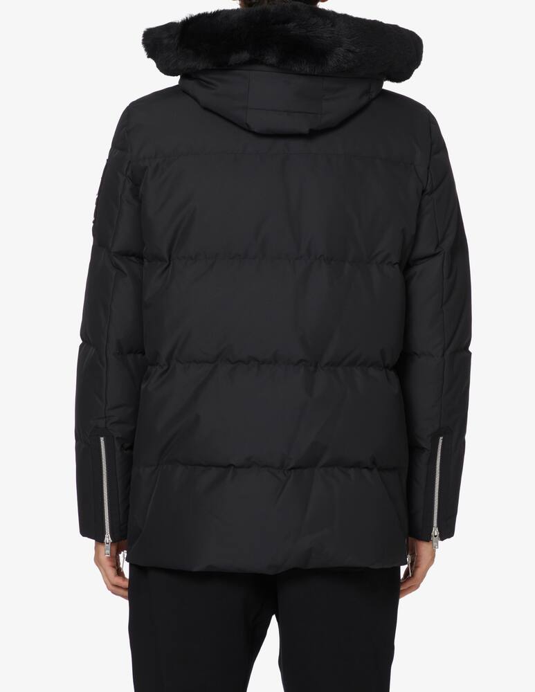 rinascente Moose Knuckles Union jacket shearling - Black