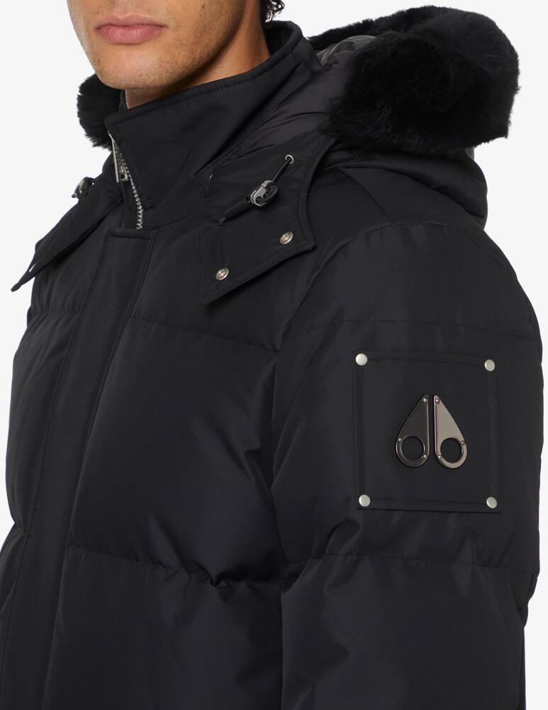 rinascente Moose Knuckles Union jacket shearling - Black