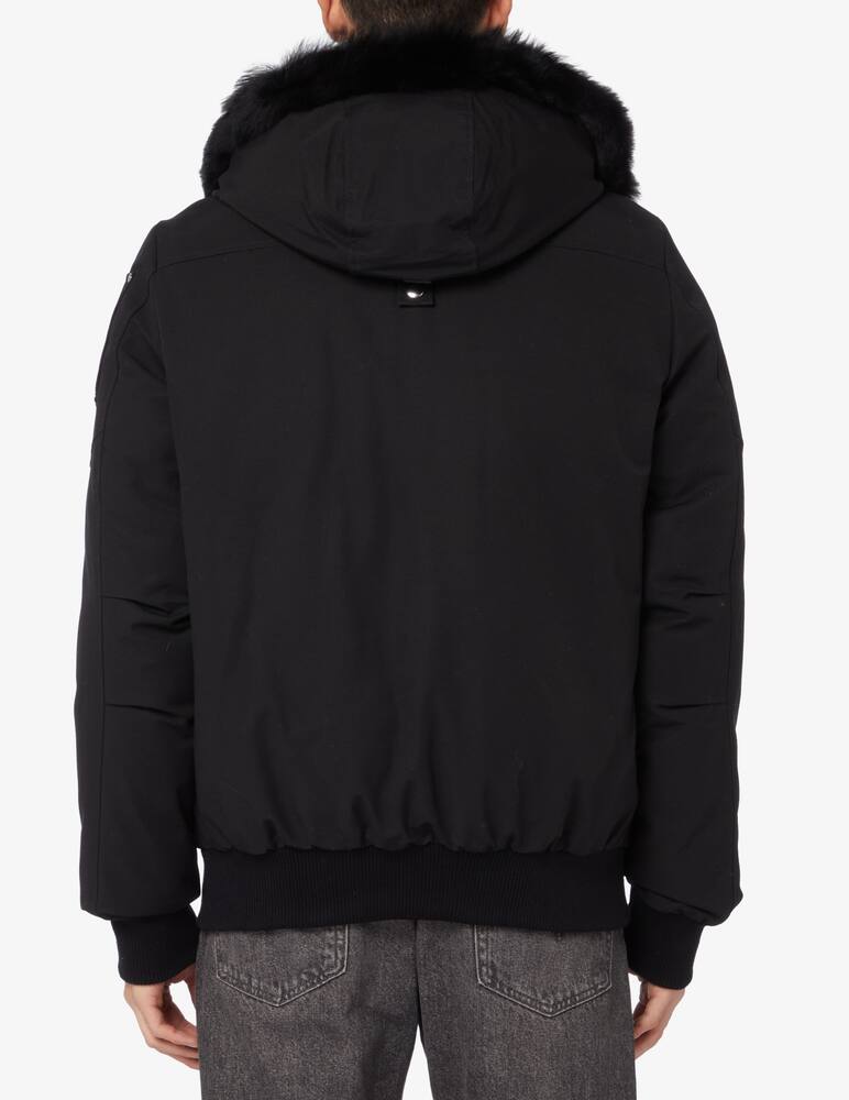 rinascente Moose Knuckles Giacca bomber con pelliccia ballistic - Nero