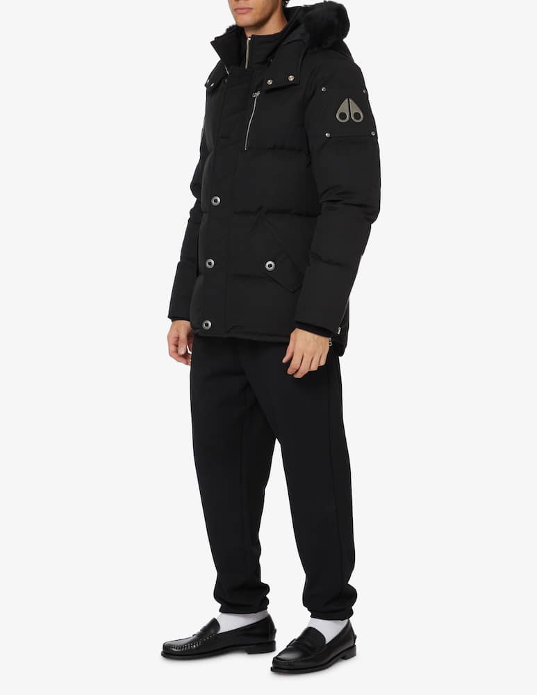 rinascente Moose Knuckles Parka 3q jacket - Black