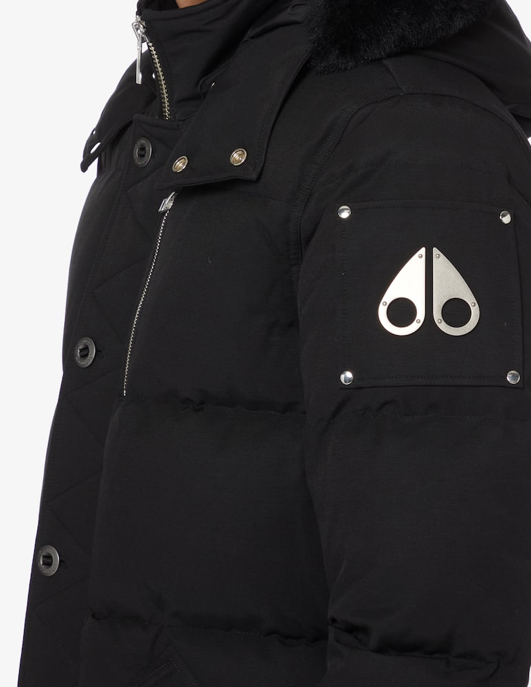 rinascente Moose Knuckles Parka 3q jacket - Black