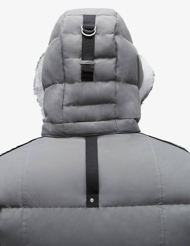 rinascente Moose Knuckles Parka shearling jackson - Grigio
