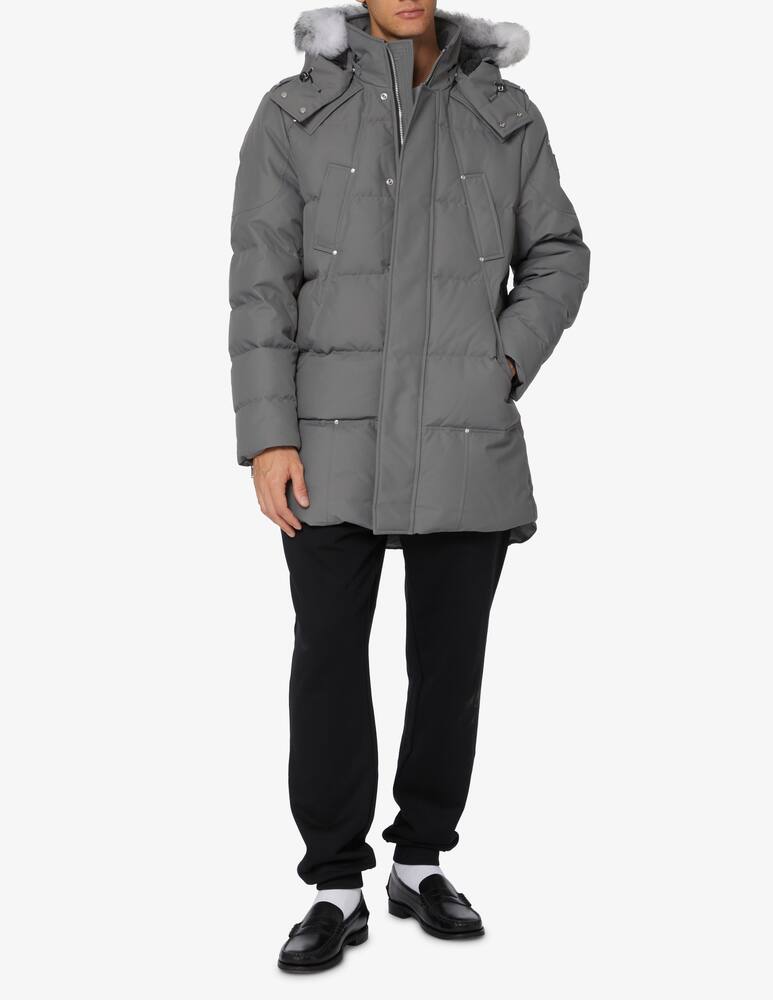 rinascente Moose Knuckles Parka shearling jackson - Grigio
