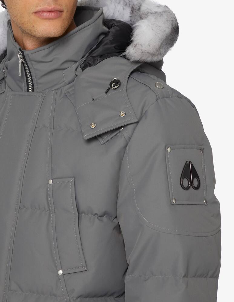 rinascente Moose Knuckles Parka shearling jackson - Grigio