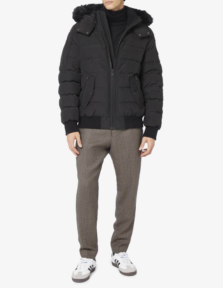 rinascente Moose Knuckles Onyx scotchtown bomber jacket