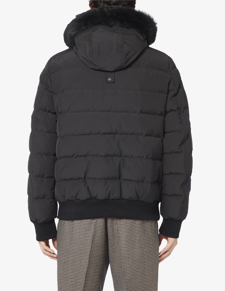 rinascente Moose Knuckles Onyx scotchtown bomber jacket