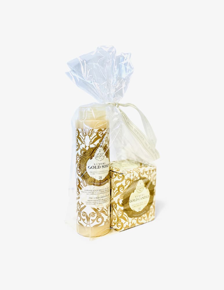 Nesti Dante Candle Luxury Gold Hand Wash Set 300ml and - picture 1
