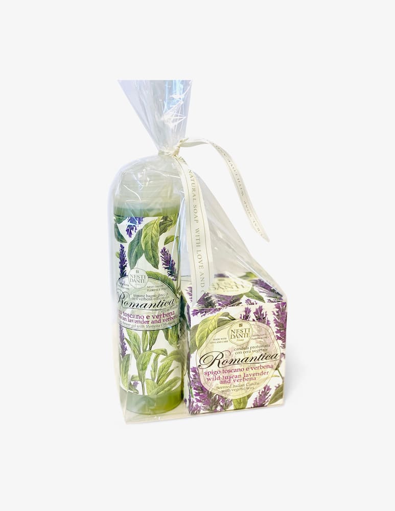 Nesti Dante Candle Tuscan Lavender & Verbena Hand Wash 300ml and Kit - picture 1
