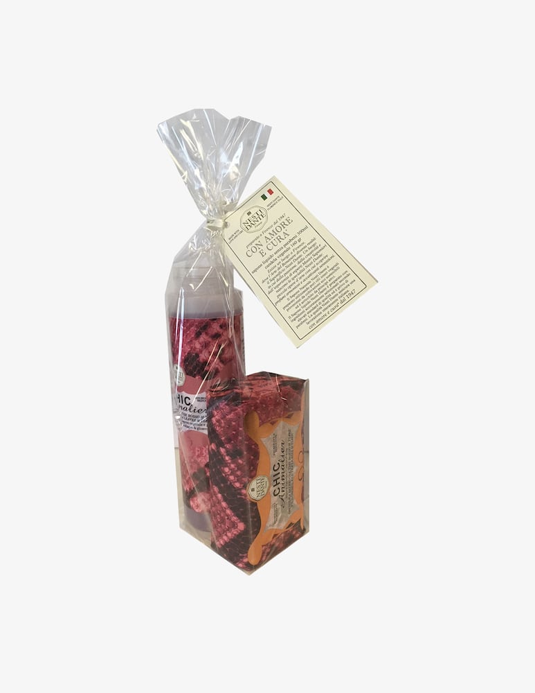 Nesti Dante Soap Chic Red Set 250g and liquid soap 300ml - picture 1