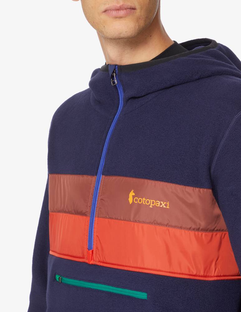 rinascente Cotopaxi Teca fleece hooded jacket with half zip - Blue