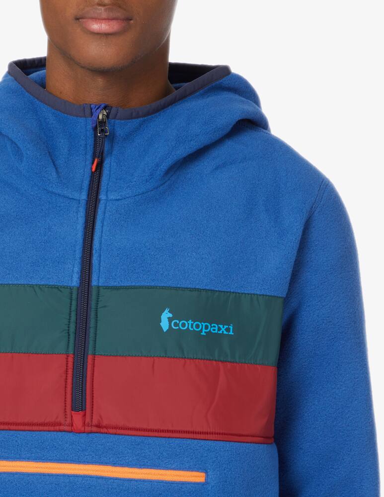 rinascente Cotopaxi Giacca teca fleece con cappuccio mezza zip  - Blu