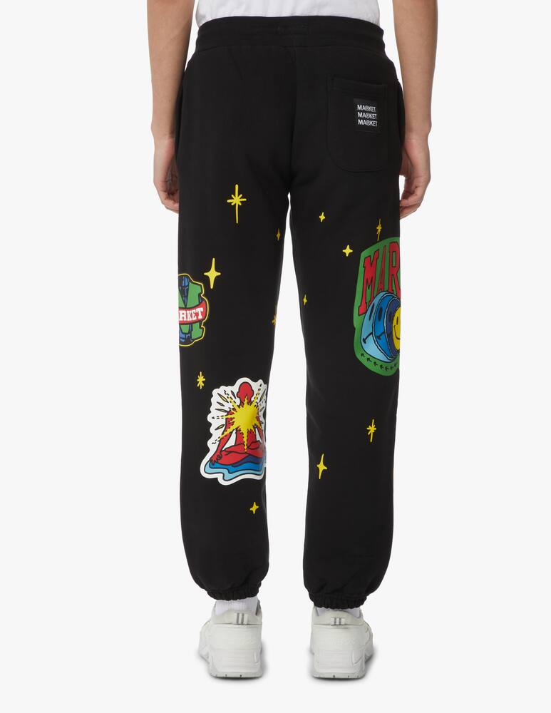 Market Pantaloni tuta smiley start within stars - nero - immagine 3 Market Pantaloni tuta smiley start within stars - nero - immagine 3