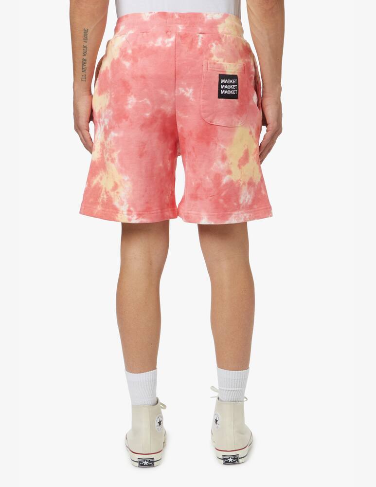 rinascente Market Smiley look at the bright side tie-dye sweatshorts - pink