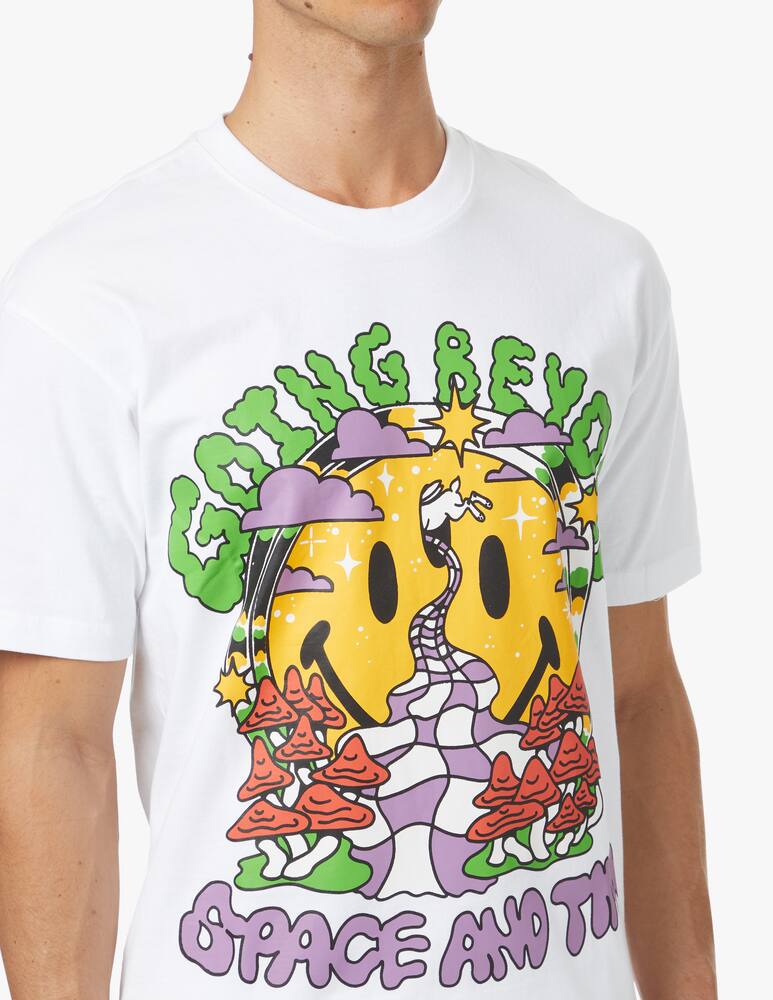 rinascente Market Smiley beyond space and time t-shirt - white