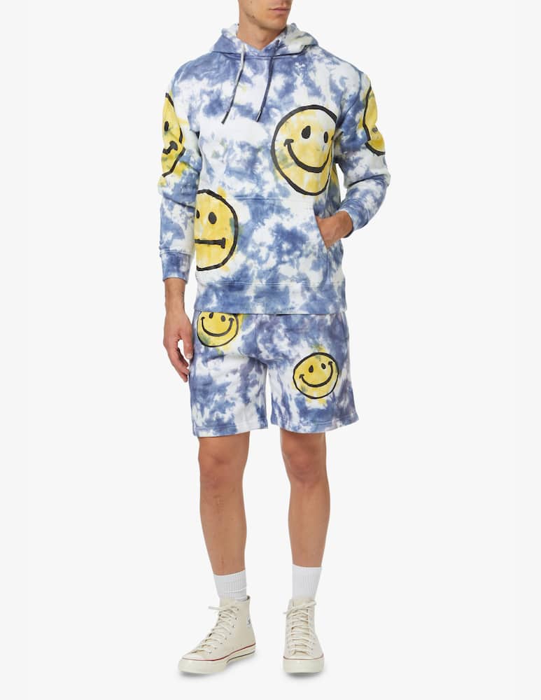 rinascente Market Felpa con cappuccio smiley sun dye - multicolor