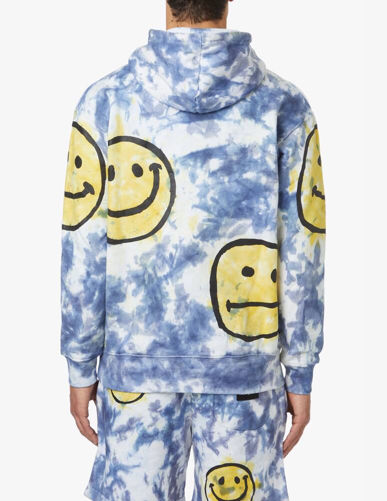 rinascente Market Felpa con cappuccio smiley sun dye - multicolor