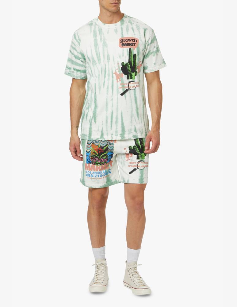 rinascente Market T-shirt  tie dye growth market - verde