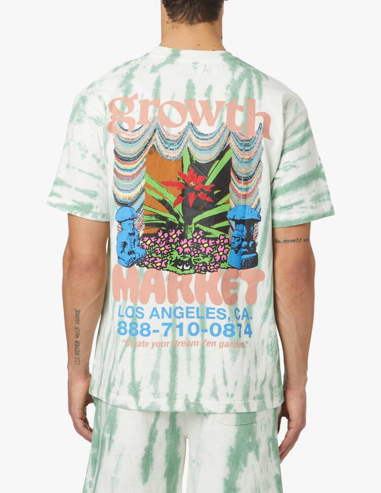 rinascente Market T-shirt  tie dye growth market - verde