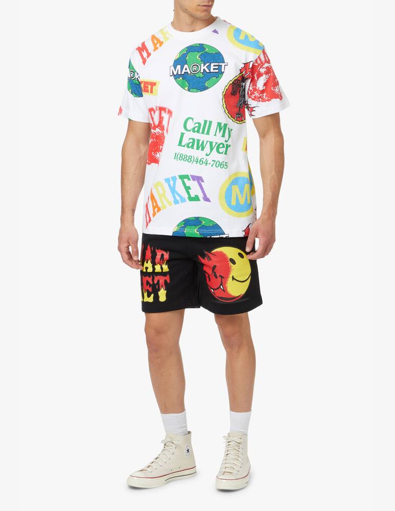 rinascente Market Market monogram aop t-shirt - white