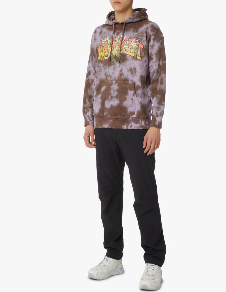 rinascente Market Market arc herbal emedy tie dye hoodie - violet
