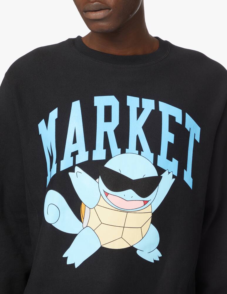 Market Felpa girocollo pokemon squirtle arc chillin - nero - immagine 4 Market Felpa girocollo pokemon squirtle arc chillin - nero - immagine 4