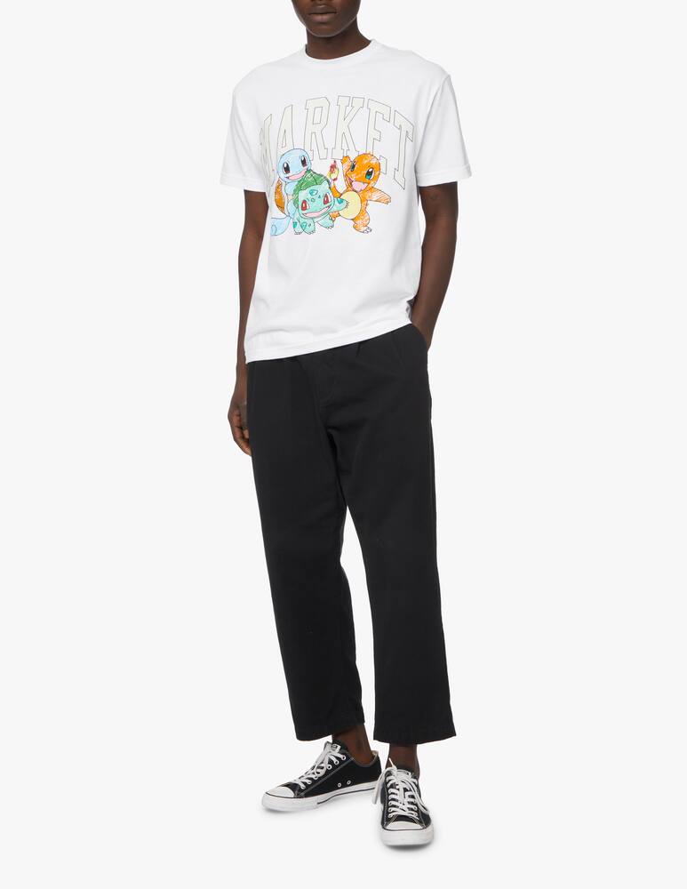 rinascente Market T-shirt pokemon starters uv - bianco