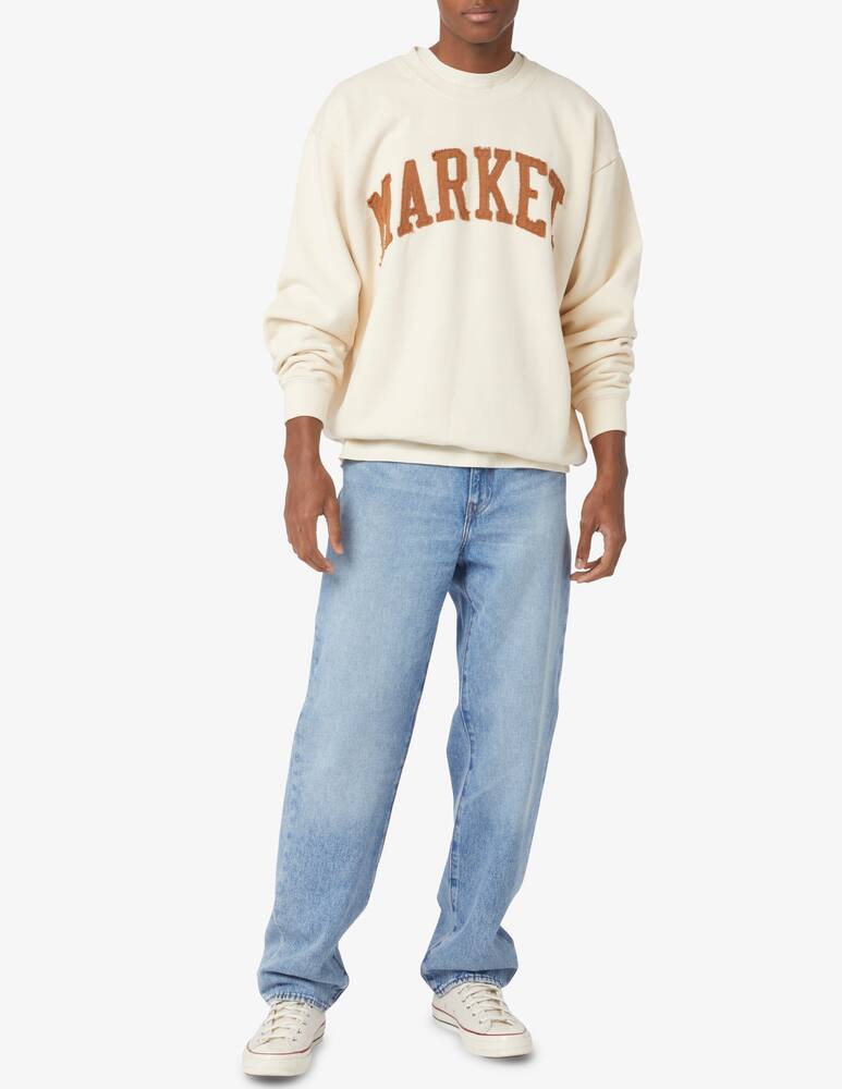 rinascente Market Market college roundneck sweashirt - Beige