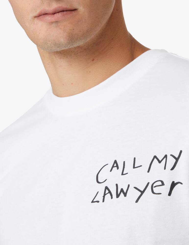 rinascente Market Call my lawyer t-shirt - White