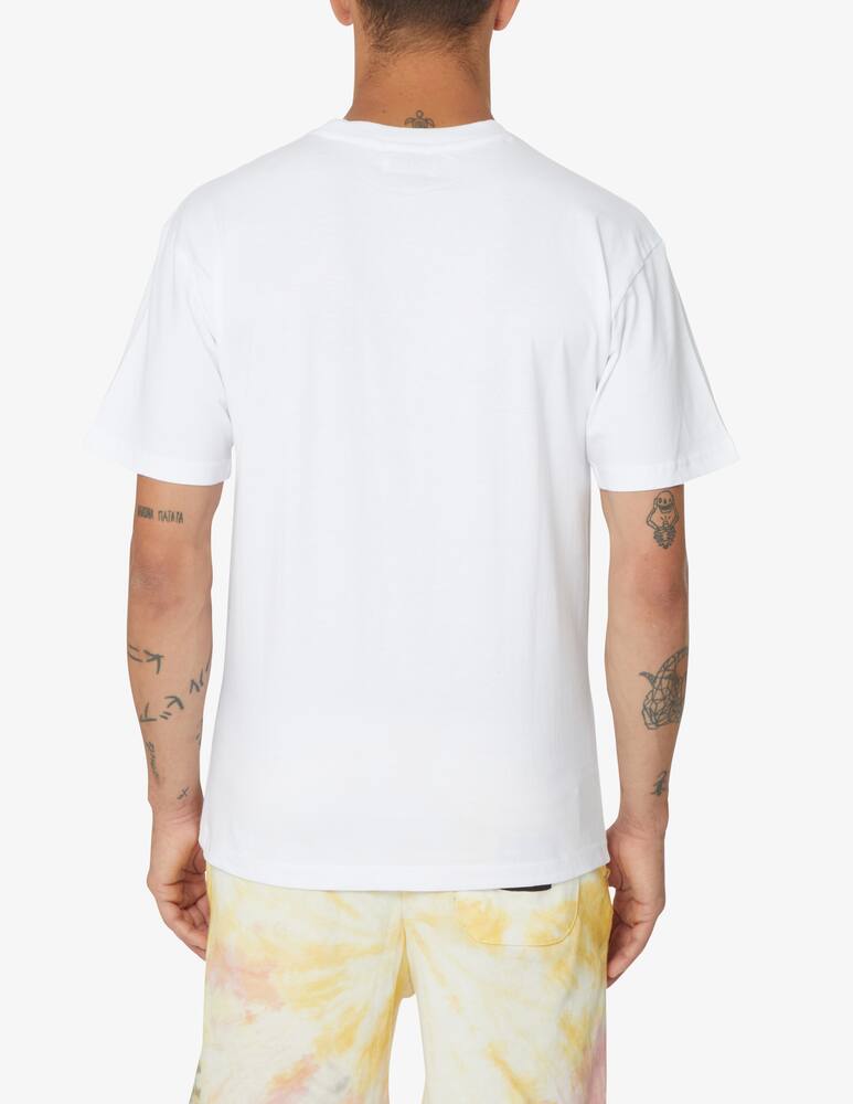 rinascente Market Flowers smiley t-shirt - White