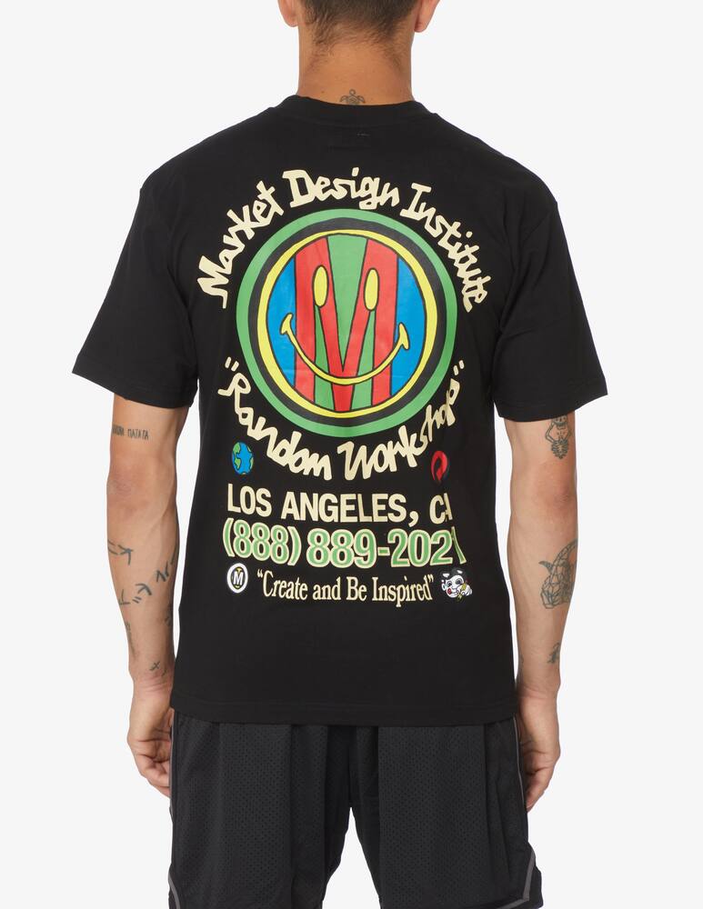 rinascente Market Logo design institute t-shirt - Black