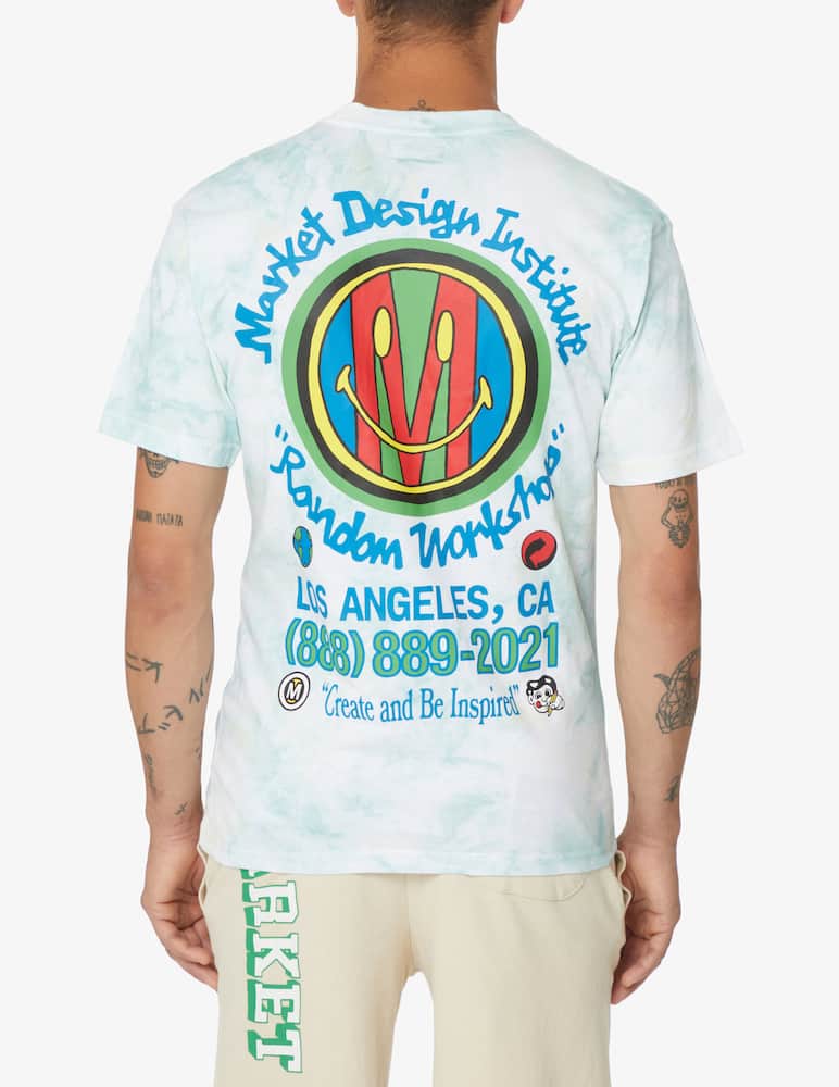 rinascente Market Logo design institute ted t-shirt - Light blue