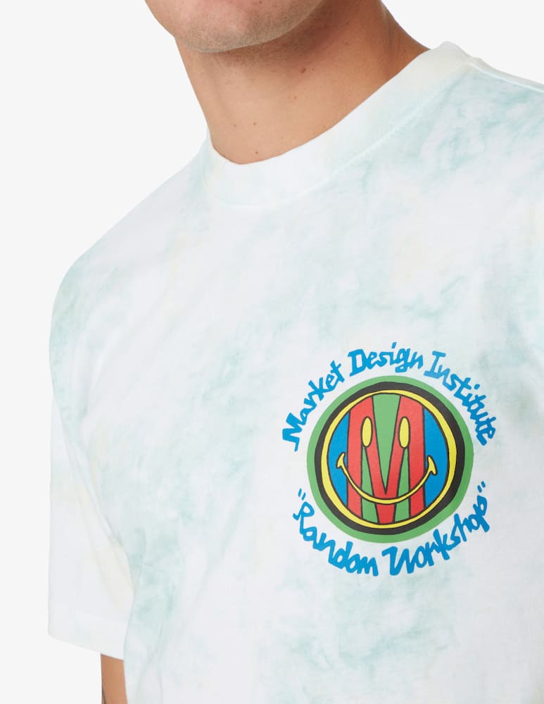 rinascente Market Logo design institute ted t-shirt - Light blue
