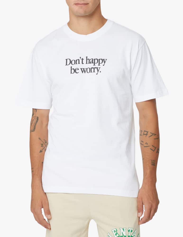 rinascente Market Smiley fire t-shirt - White