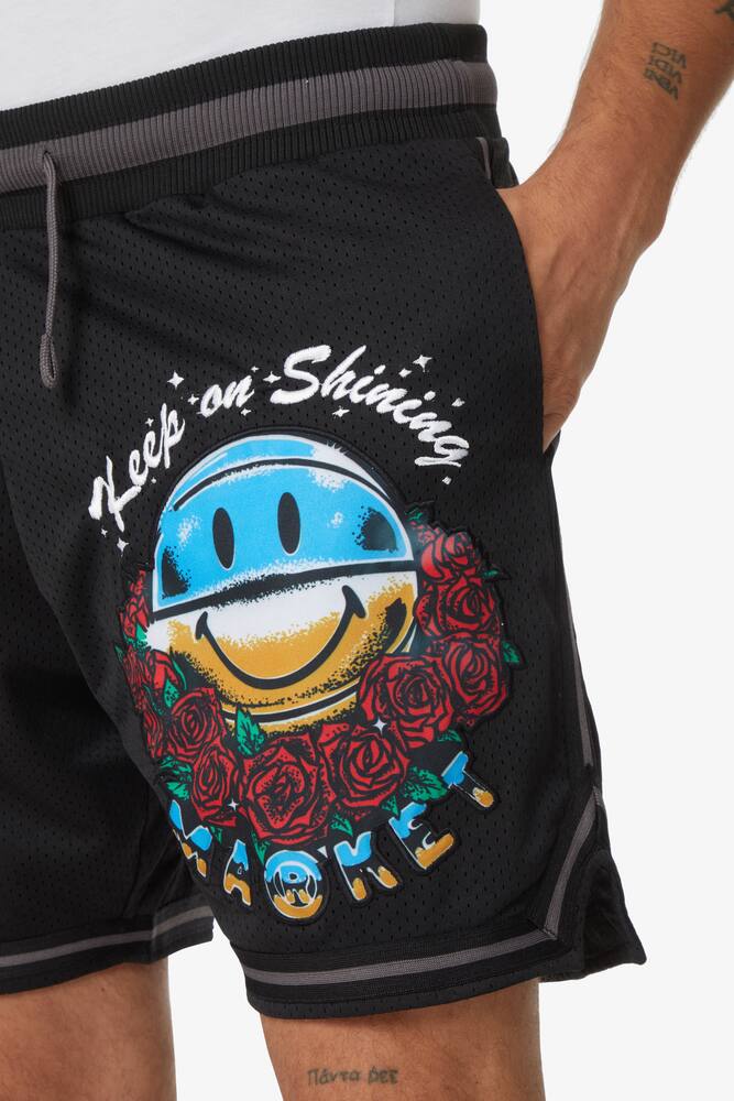 rinascente Market Short keep on shining - Black