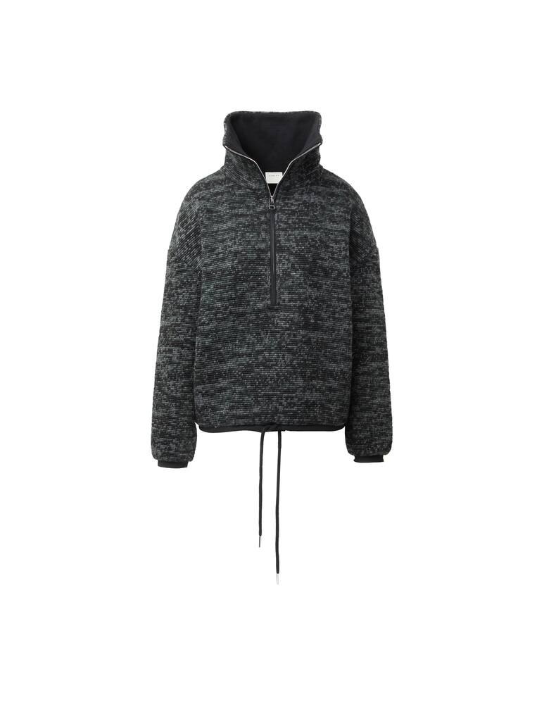 rinascente Varley Bailey half zip sweatshirt - black