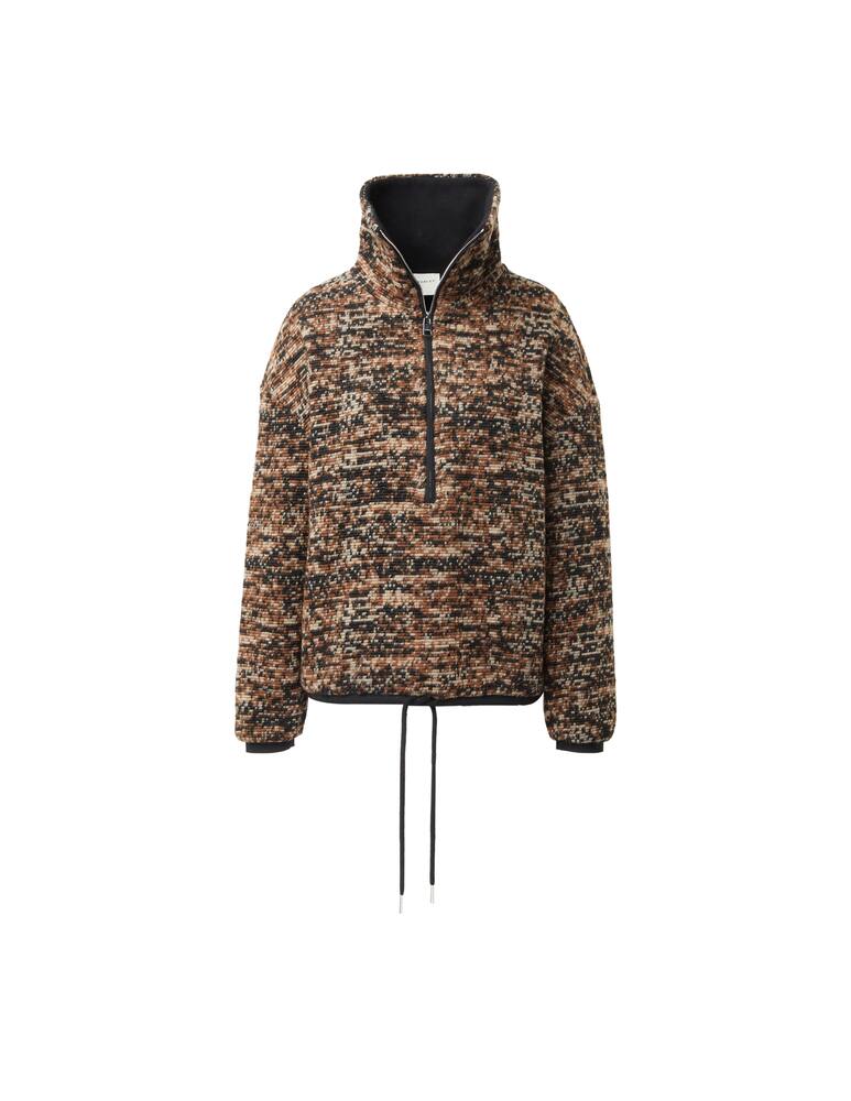 rinascente Varley Bailey half zip sweatshirt - brown