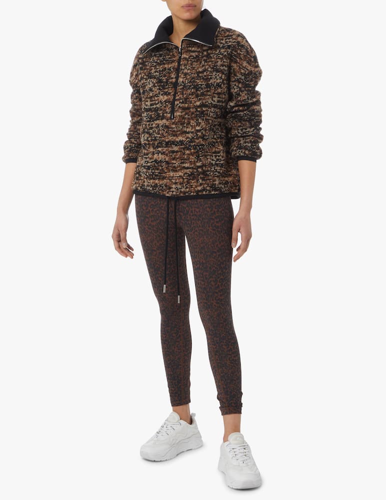 rinascente Varley Bailey half zip sweatshirt - brown