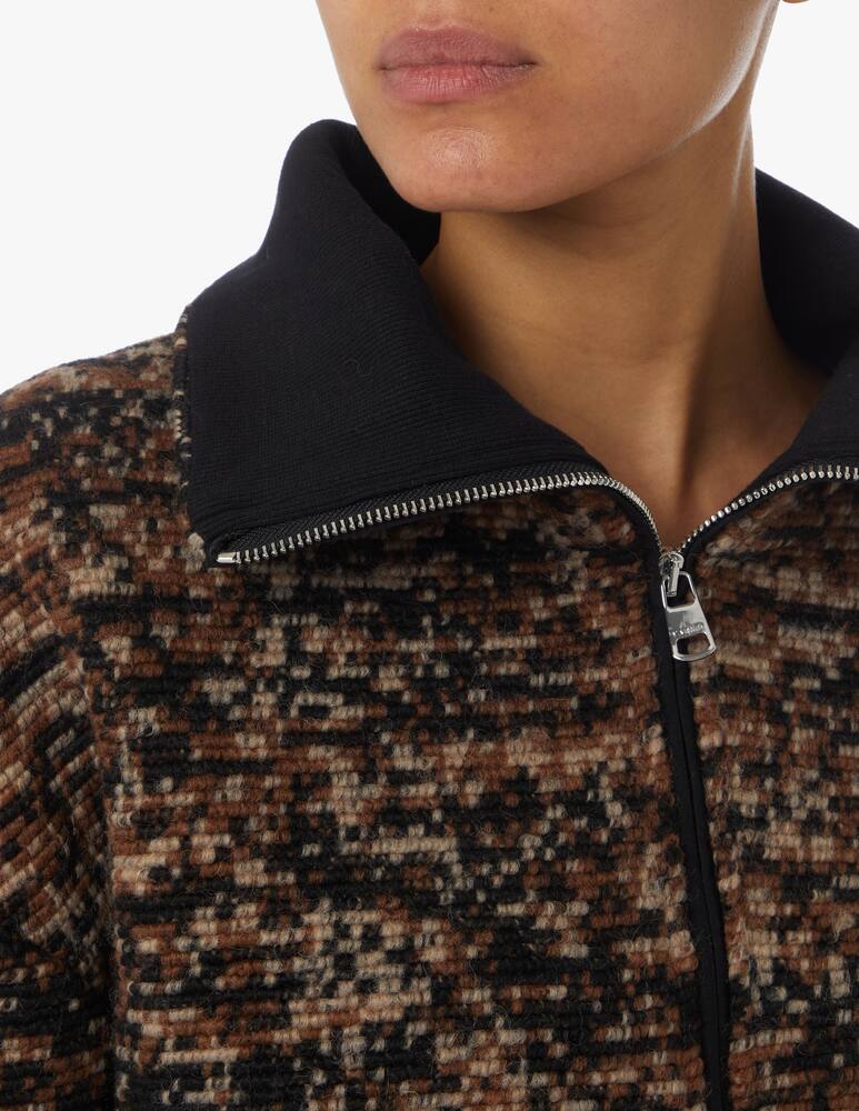 rinascente Varley Bailey half zip sweatshirt - brown