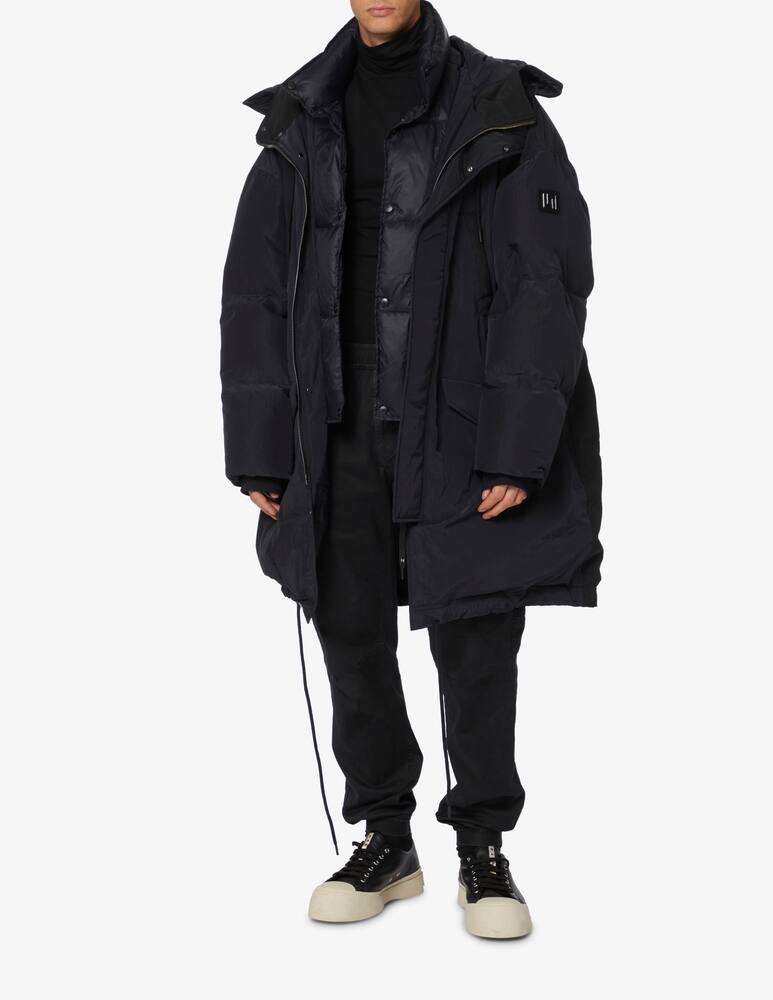 rinascente Holden M long down puffer - Black