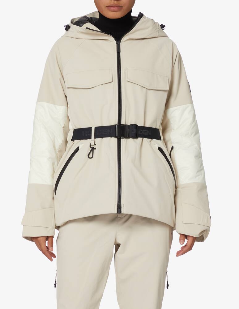 rinascente Holden Giacca da sci con cintura - Beige