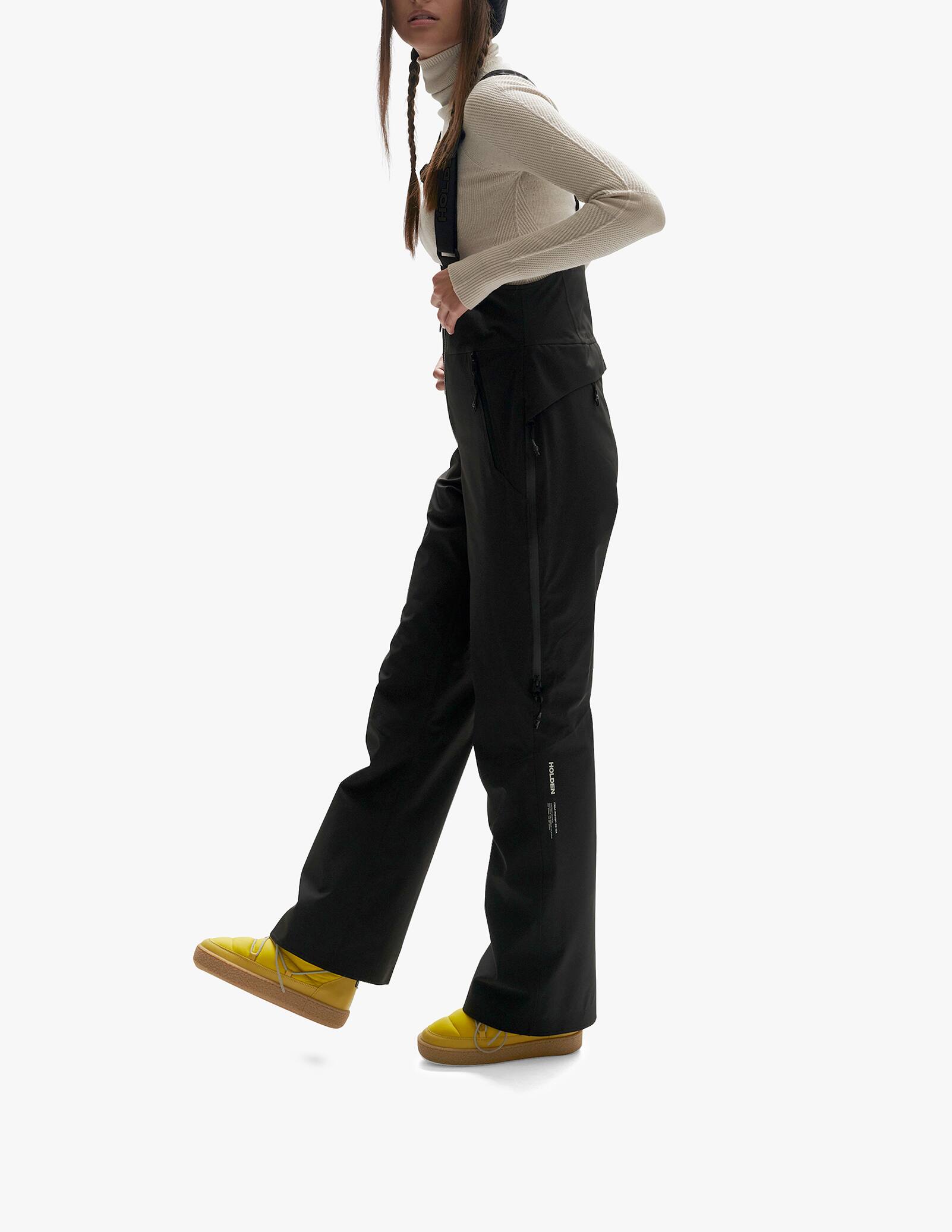 Shop Holden Bib ski pants - Black on Rinascente