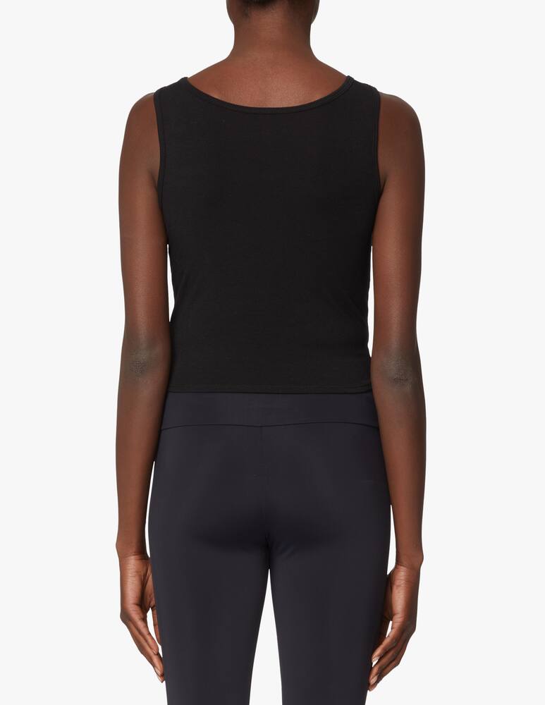 rinascente Onzie Crop top con nodo