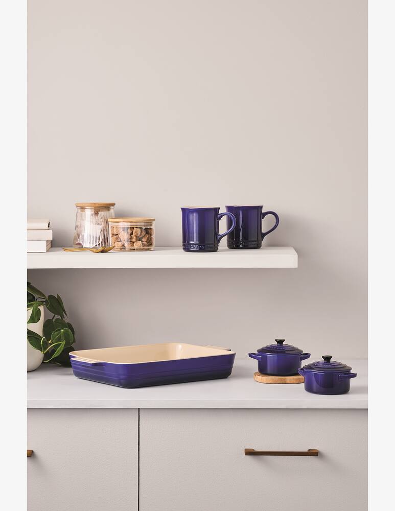 rinascente Le Creuset Stoneware 10cm Petite Casserole Indigo